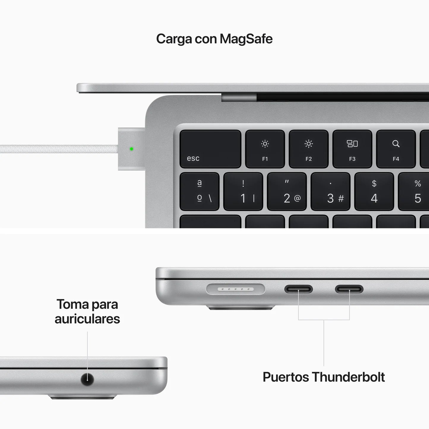 Macbook Air M2 13 pulgadas 8GB de Ram