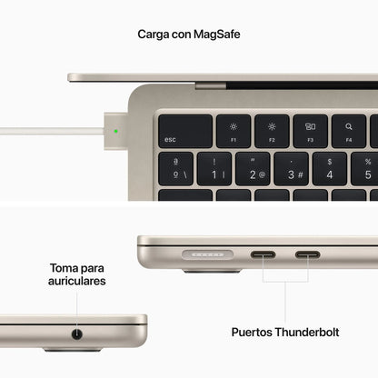 Macbook Air M2 13 pulgadas 8GB de Ram